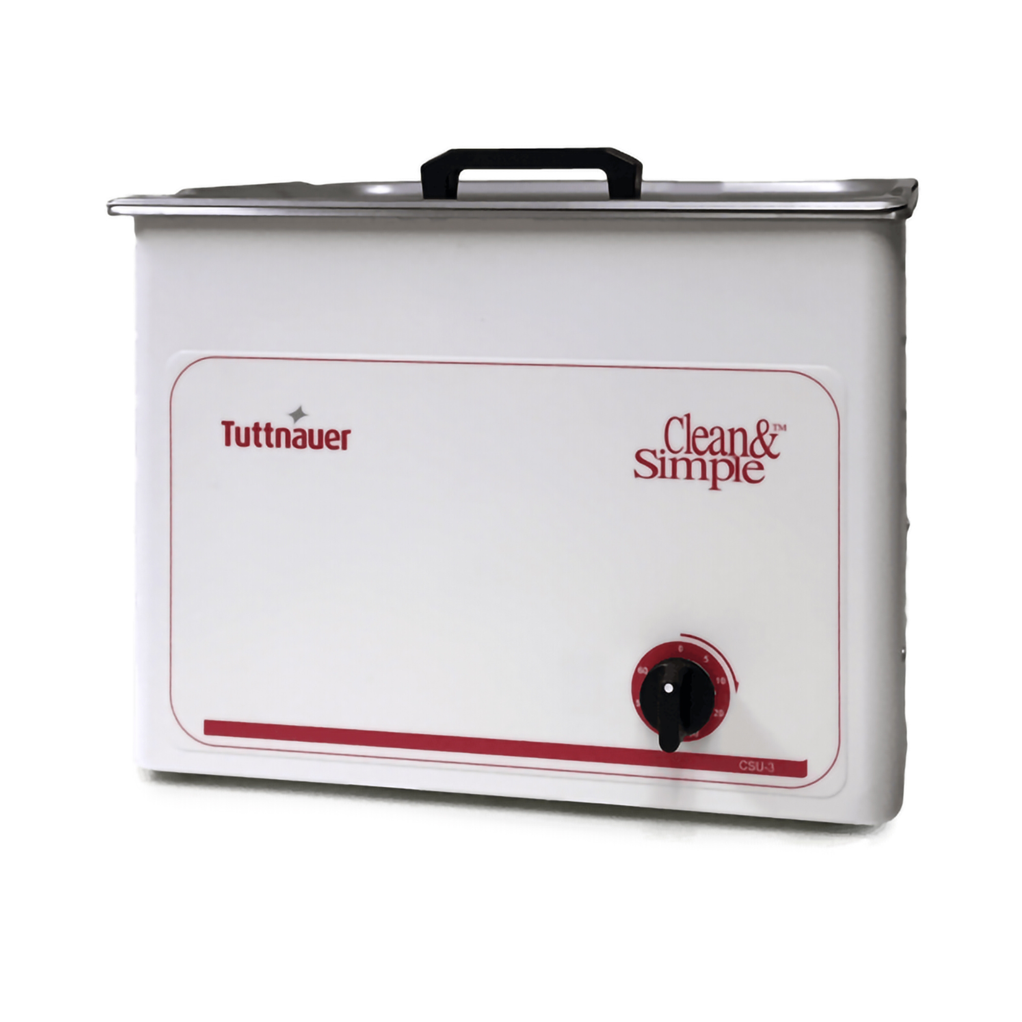 Cleaner Ultrasonic Cleaner Clean & Simple™ High Efficiency 6.5 gal. Capacity 6-1/2 X 11-3/4 X 19-3/4 Inch by Tuttnauer USA Co. Ltd.  ID CSU6